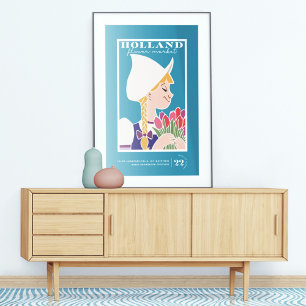 Art Holland Flower Market Poster