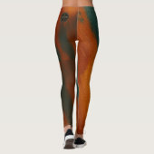 Art in Motion – Elegante Abstracte loungewear Leggings (Achterkant)