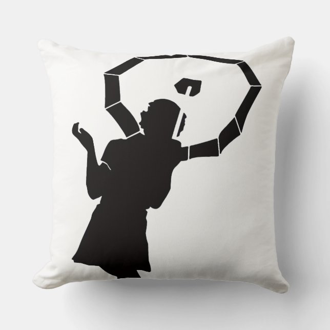  Art in Motion” Throw Pillow Kussen (Voorkant)