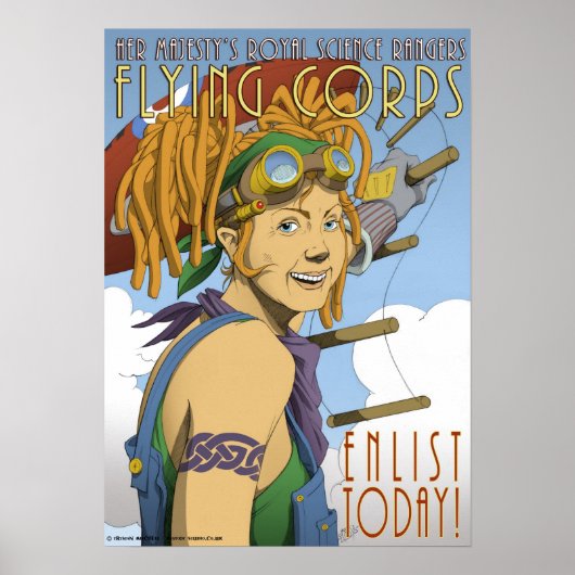 Art. Indienstneming door wetenschapspersoneel II Poster (Voorkant)