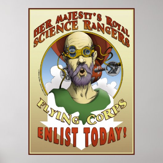 Art. Indienstneming van natuurkundigen Poster (Voorkant)