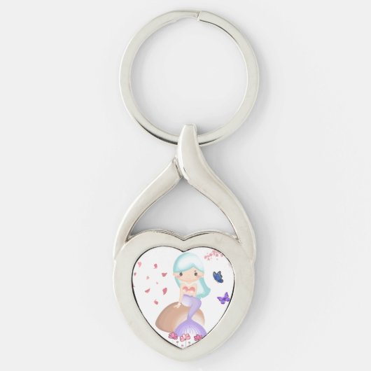 Art-Inspired Metal Sleutelhanger (Voorkant)