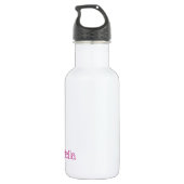 Art is Awesome Personalized  Waterfles (Achterkant)