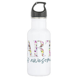 Art is Awesome Personalized Waterfles