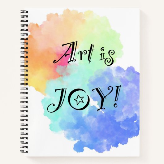 Art is Joy Notitieboek (Voorkant)