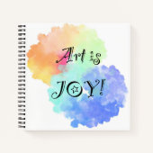 Art is Joy Sketchbook Notitieboek (Voorkant)