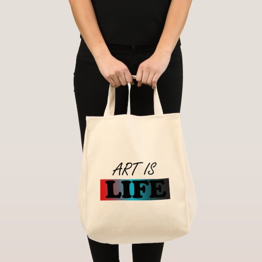 ART IS LEVEN TOTE BAG (Voorkant (product))