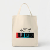 ART IS LEVEN TOTE BAG (Voorkant)