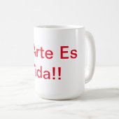 Art Is Life Koffiemok (Voorkant rechts)