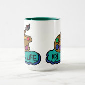 Art is Life Mug Mok (Midden)