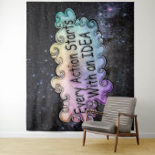 Art is Life Tapestry Wandkleed (In situ)