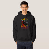 Art Is Magic That's Real The Death Skeleton Teache Hoodie (Voorkant volledig)