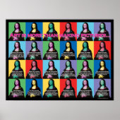 ART is meer dan afbeeldingen maken Poster (Voorkant)