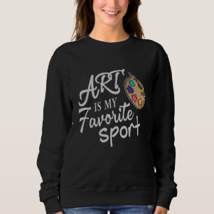 Art is mijn favoriete sport trui