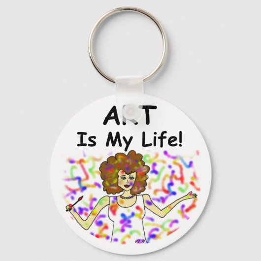 Art is mijn Sleutelhanger (Voorkant)