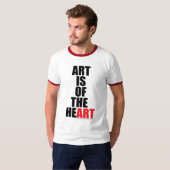 ART IS VAN HET HART T-SHIRT (Voorkant volledig)