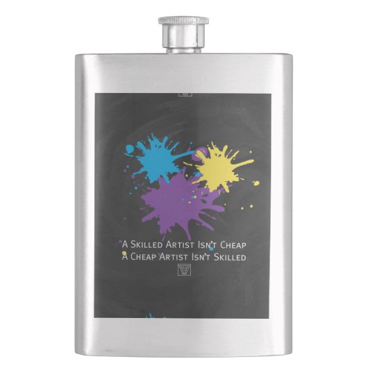 Art Isnt Cheap Heupfles (Voorkant)