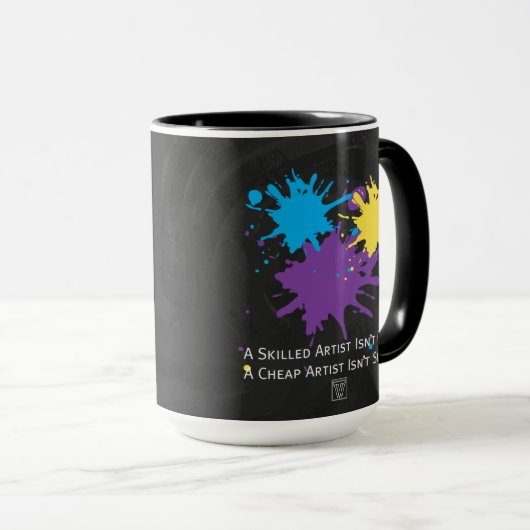 Art Isnt Cheap Mok (Voorkant rechts)