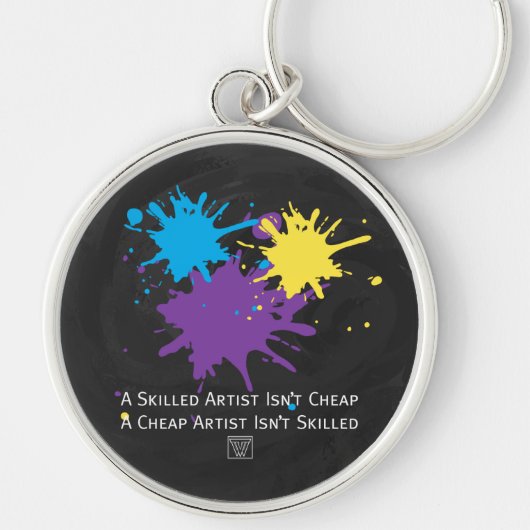 Art Isnt Cheap Sleutelhanger (Voorkant)