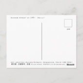 Art Japan briefkaart - 'Summer Street' van Ino Mak (Achterkant)