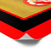 Art Japanse Geisha Lady Vintage Poster 2 (Hoek)