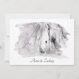 *~* Art Japanse vrouw RSVP QR AR27 Wedding Kaart