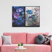 Art Journal Pagina's:  Blues Canvas Afdruk (Insitu (Woonkamer))