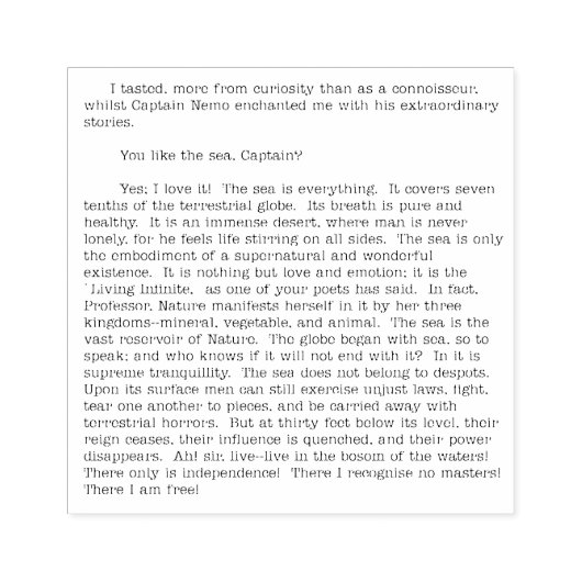 Art Journal Stempel: Captain Nemo Rubberstempel (Afrduk)