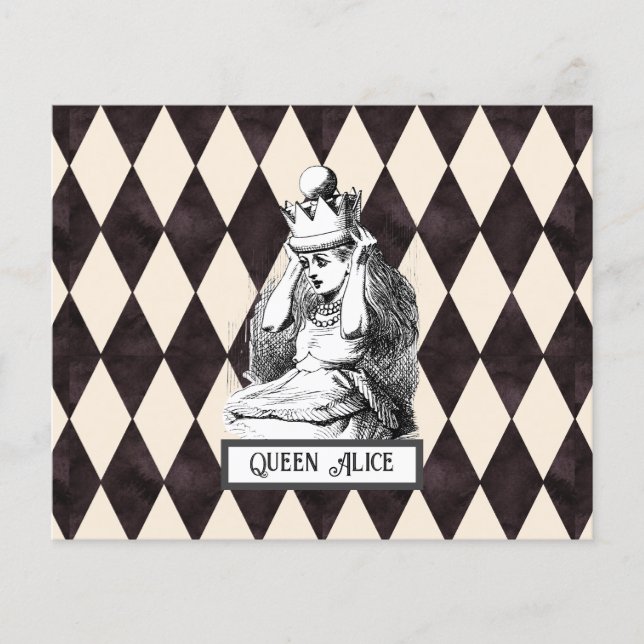 Art Journal Vintage Alice met Crown Harlequin (Voorkant)