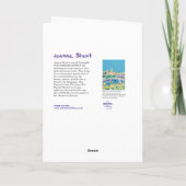 Art Kaart: Blue Sky Truro beroemd gemaakt door Joa Kaart (Achterkant)