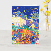 Art Kaart: Gidsen 100 jaar Fun ! Honderdjarig. Kaart (Gele Bloem)