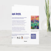 Art Kaart: Happy Bird Day in de dierentuin Kaart (Achterkant)