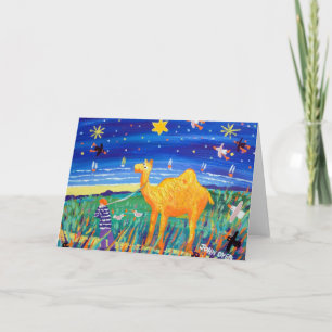 Art Kaart: Humpy Cornish Camel Christmas Kaart