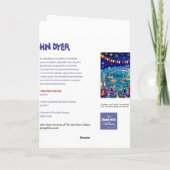 Art Kaart: Lantaarns en verlichting, Muisgat Feestdagen Kaart (Achterkant)