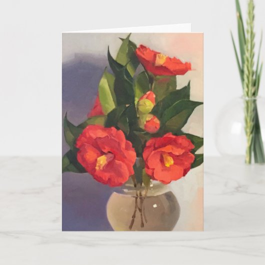 Art Kaart, leeg van binnen. Kunst van Sarah Sedwic Kaart (Voorkant)