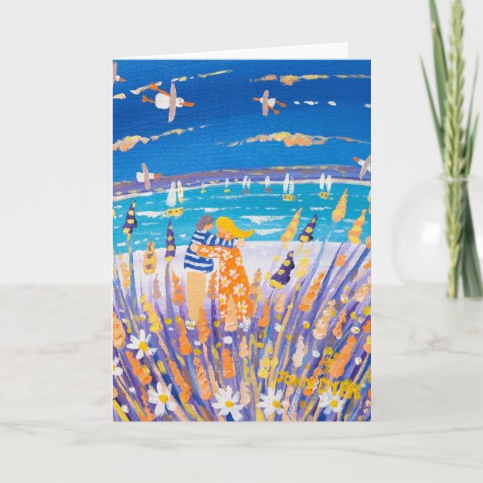 Art Kaart: liefde op het strand Kaart (Voorkant)