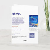 Art Kaart: Moonlight en liefde. Kaart (Achterkant)