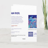 Art Kaart: Moonlit Serenade, Clos du Peyronnet Feestdagen Kaart (Achterkant)