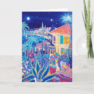 Art Kaart: Moonlit Serenade, Clos du Peyronnet Feestdagen Kaart