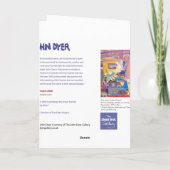 Art Kaart: Peruaanse aardappeleters, Peru. Kaart (Achterkant)