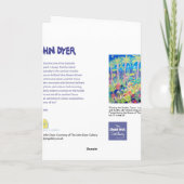 Art Kaart: Schilderen van de tuin, Tresco Abbey Ga Kaart (Achterkant)