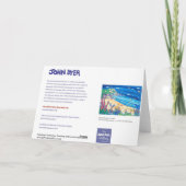 Art Kaart: Secret Seaside Treats. Porthchapel Beac Kaart (Achterkant)