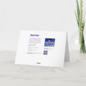 Art Kaart: varen door de sneeuw Kaart (Achterkant)