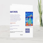 Art Kaart: Zingen rond de boom, Mounts Bay Feestdagen Kaart (Achterkant)