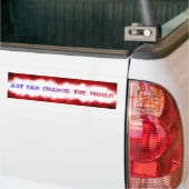 ART KAN DE WERELD VERANDEREN BUMPERSTICKER (Op Truck)