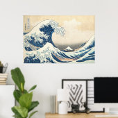 ART - KATSUSHIKA HOKUSAI POSTER (Thuiskantoor)