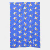 Art Kitchen Towel: John Dyer Seagulls, blauw Theedoek (Verticaal)