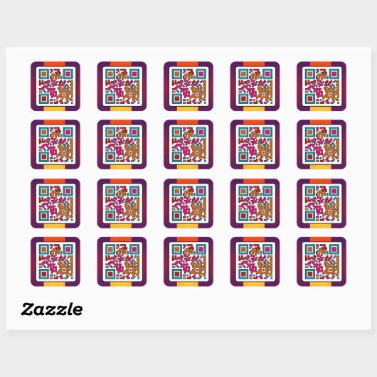 ART LABEL QR CODE STICKER (Vel)