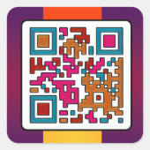 ART LABEL QR CODE STICKER (Voorkant)