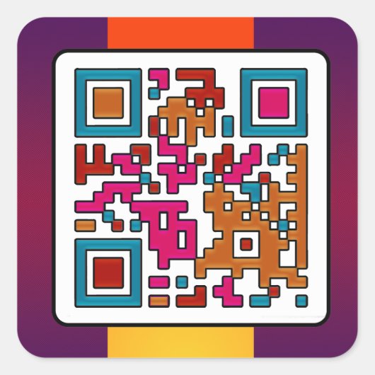 ART LABEL QR CODE STICKER (Voorkant)